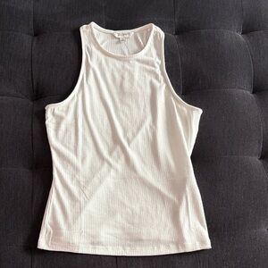 🤍NWT Banana Republic Cream Ribbed Tank Top